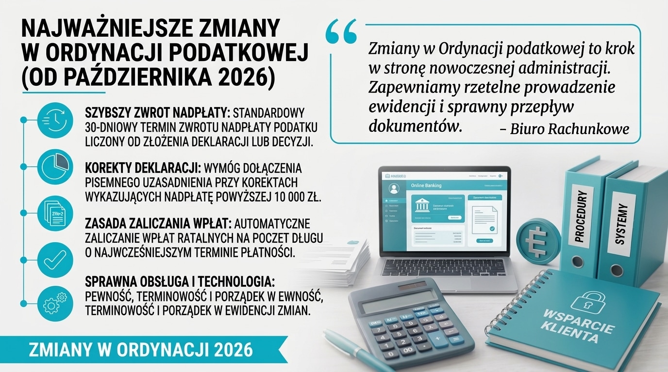 zmiany_w_ordynacji_podatkowej_2026 jaPITole.pl Biuro Rachunkowe